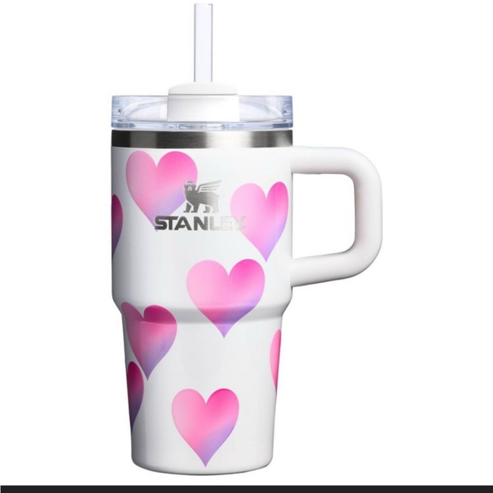 Stanley Pink Heart Design Mug 20oz.